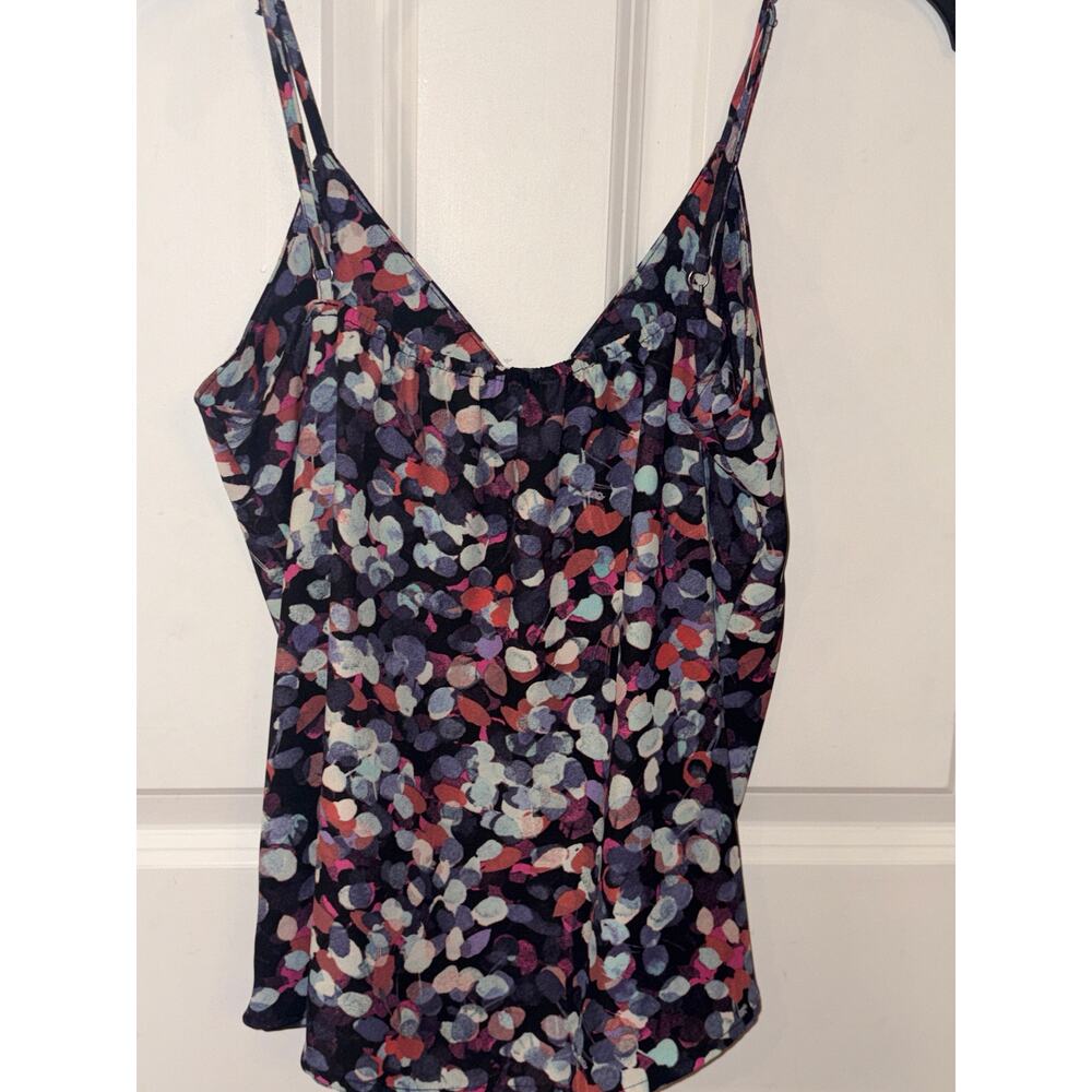 Allison Joy Multicolor Dot Pattern Blousy Cami Si… - image 2